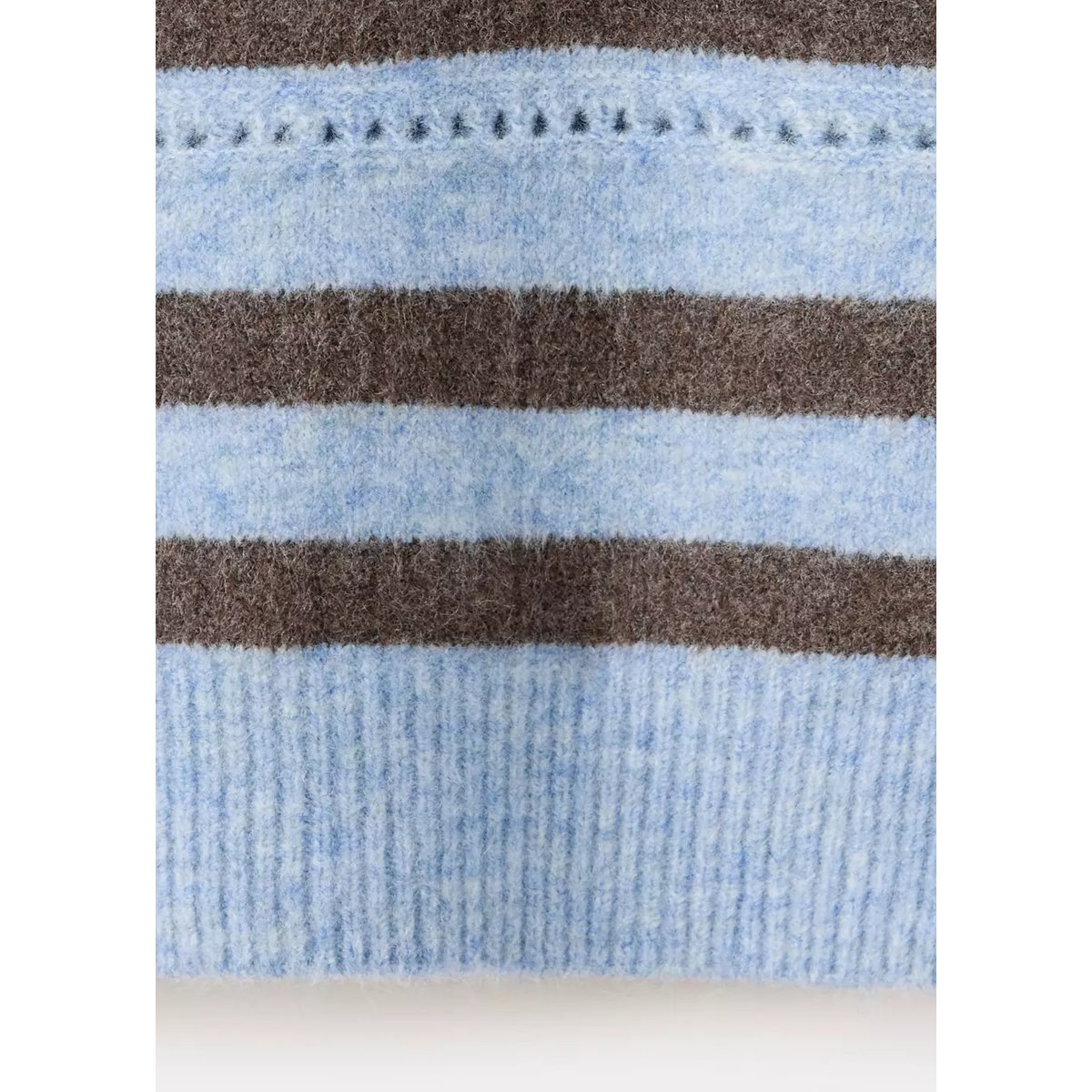 Pull-over en maille à rayures bleu, MANGO KIDS