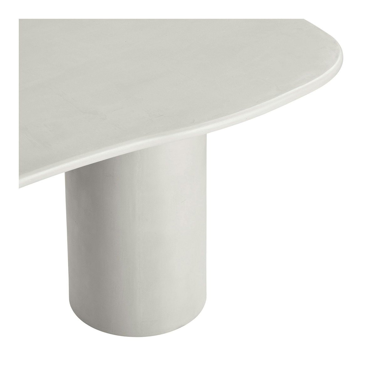 Table à manger moderne grise - organique, 240 cm ALBERTA gris clair, PIER IMPORT