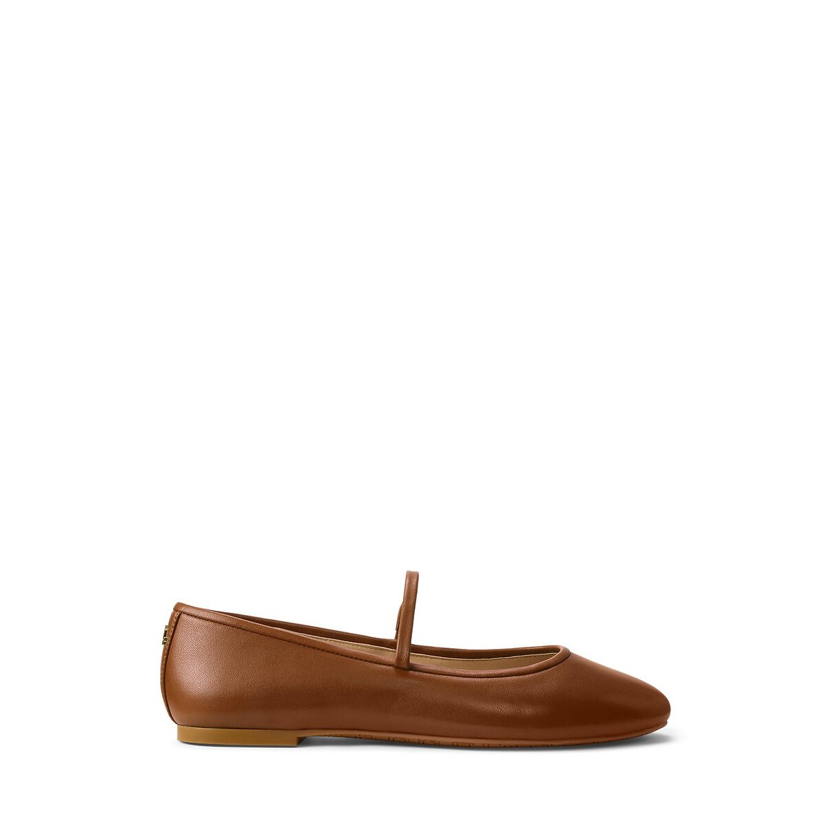Ballerines babies en cuir Jayna tan, LAUREN RALPH LAUREN