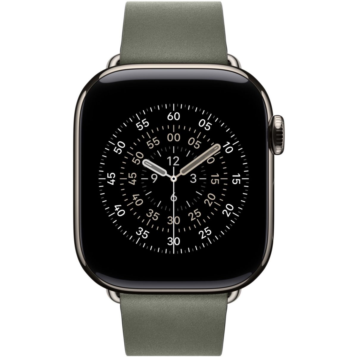 Bracelet 42 mm - Large Boucle moderne gris sauge gris, APPLE