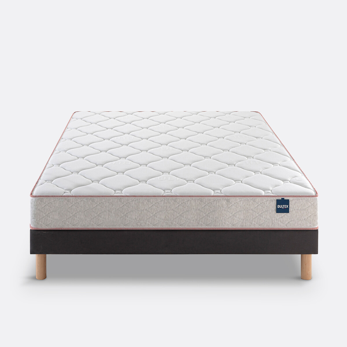 Ensemble matelas Bultex primo Succès et sommier blanc/gris foncé, BULTEX