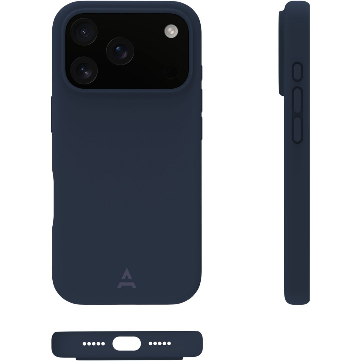 Coque iPhone 17 Pro Magnétique Bleu couleur unique, ADEQWAT