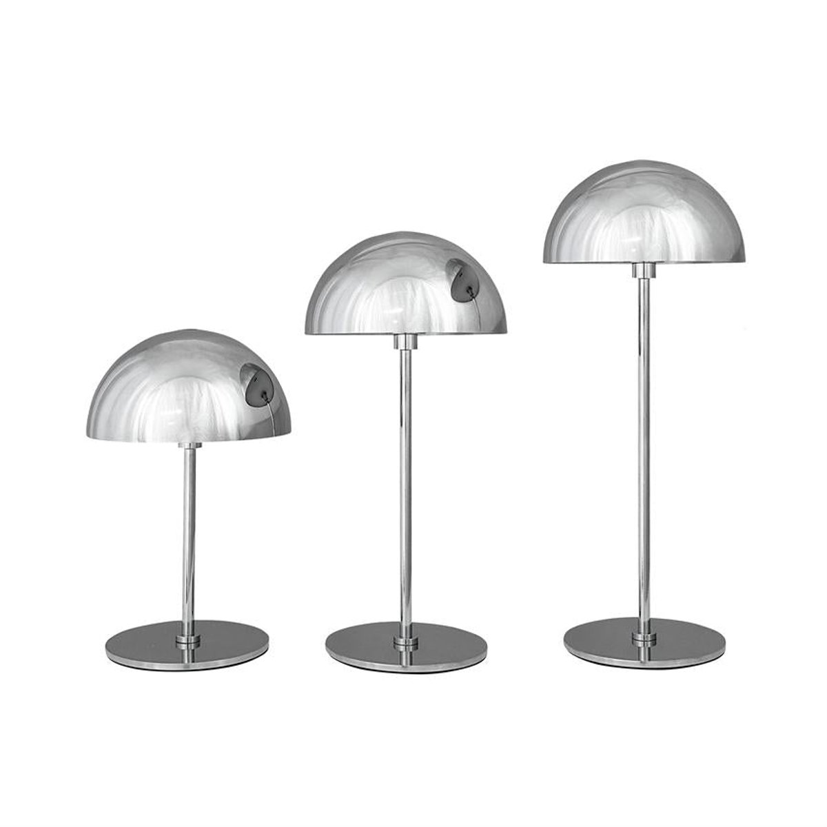 Lampe à poser LED ALONG - paquet de 3 chromé, DYBERG LARSEN