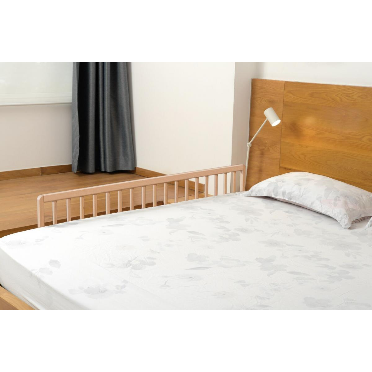 Barrière de lit en 90 et 140 cm Naturel couleur unique, GEUTHER