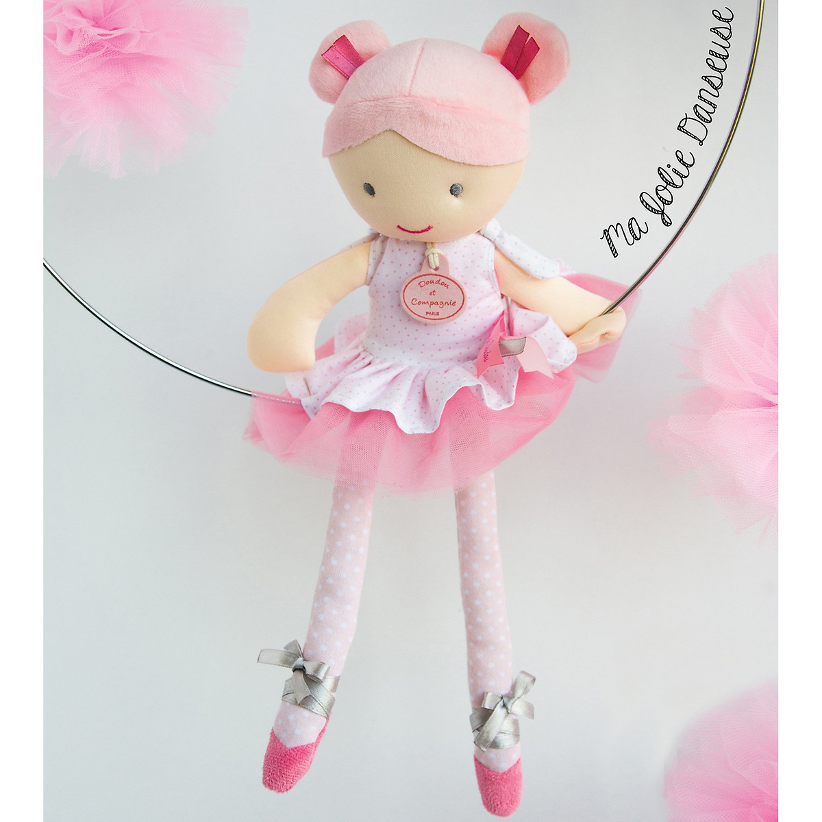 Les Tutus de Doudou Ma danseuse 36 cm rose, JOLIJOU