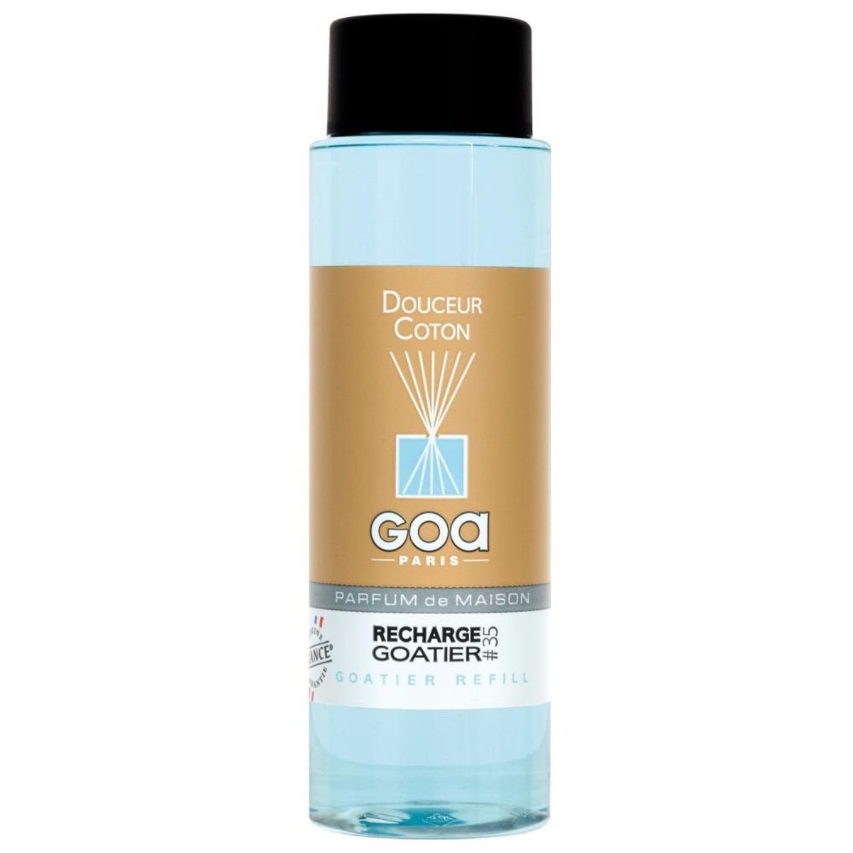 Parfum d'intérieur - Recharge goatier 250ml douceur coton bleu, GOA