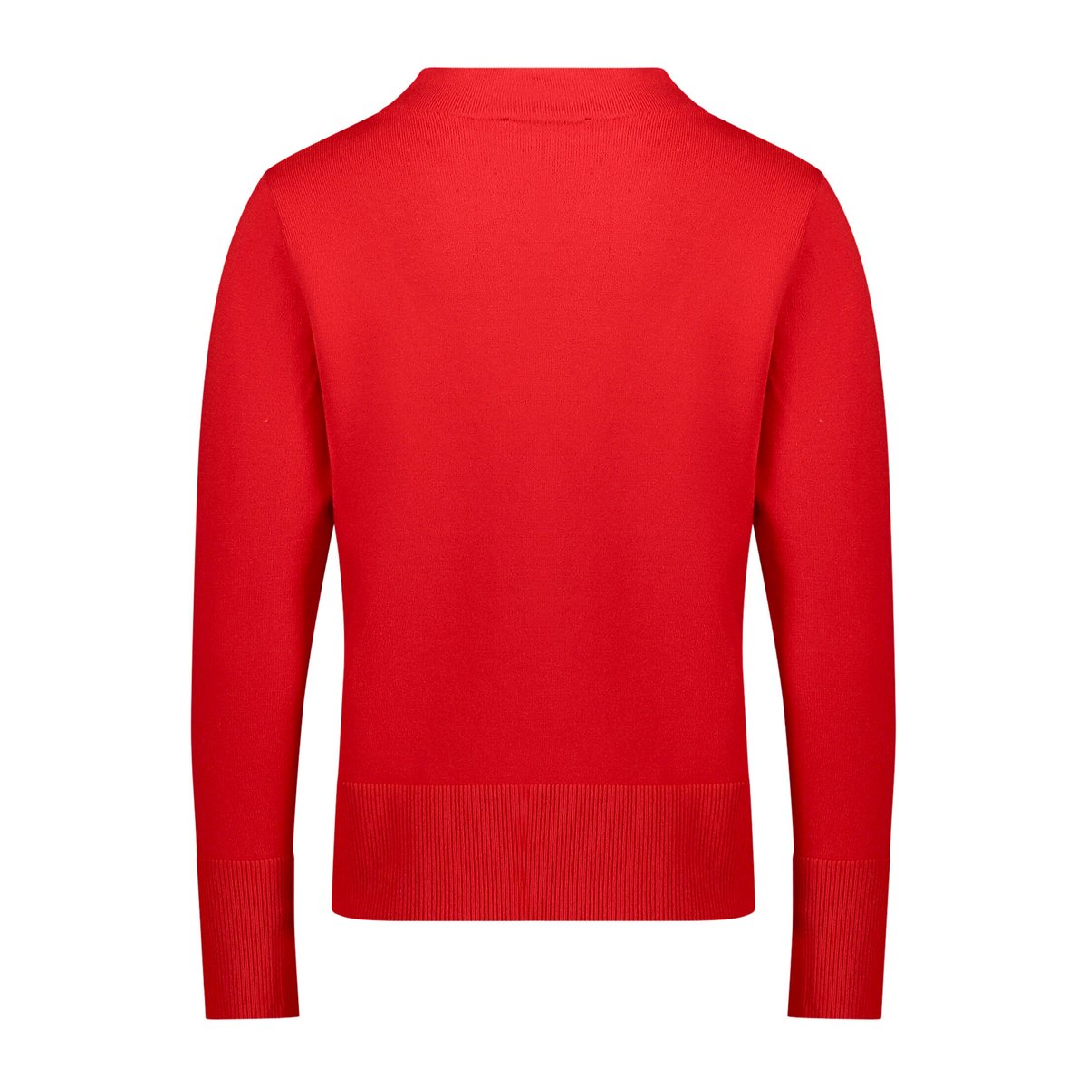 Pull-over en maille à col droit high risk red, BETTY BARCLAY