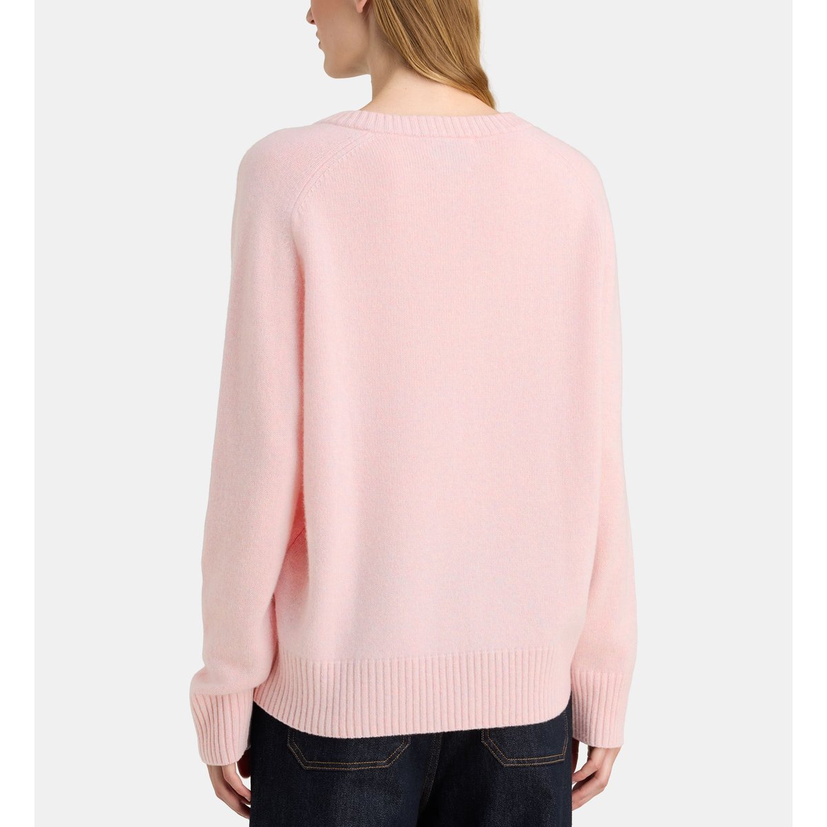 Pull large unisex v cachemire rose, GALERIES LAFAYETTE