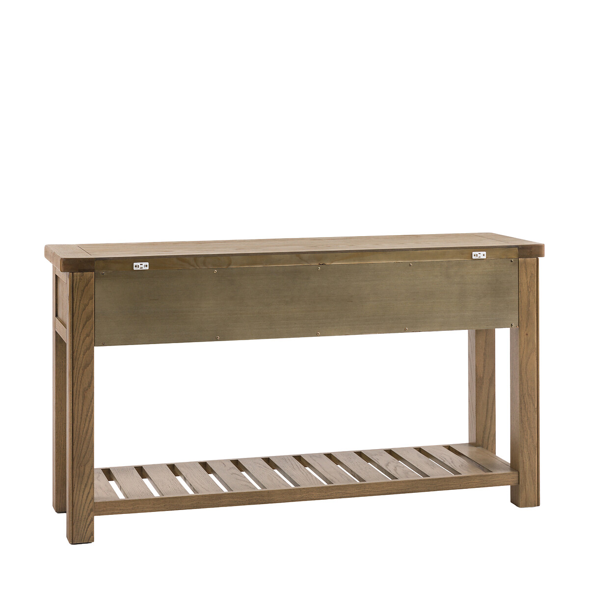 Toledo Oak 2 Drawer Console Table natural oak, SO'HOME
