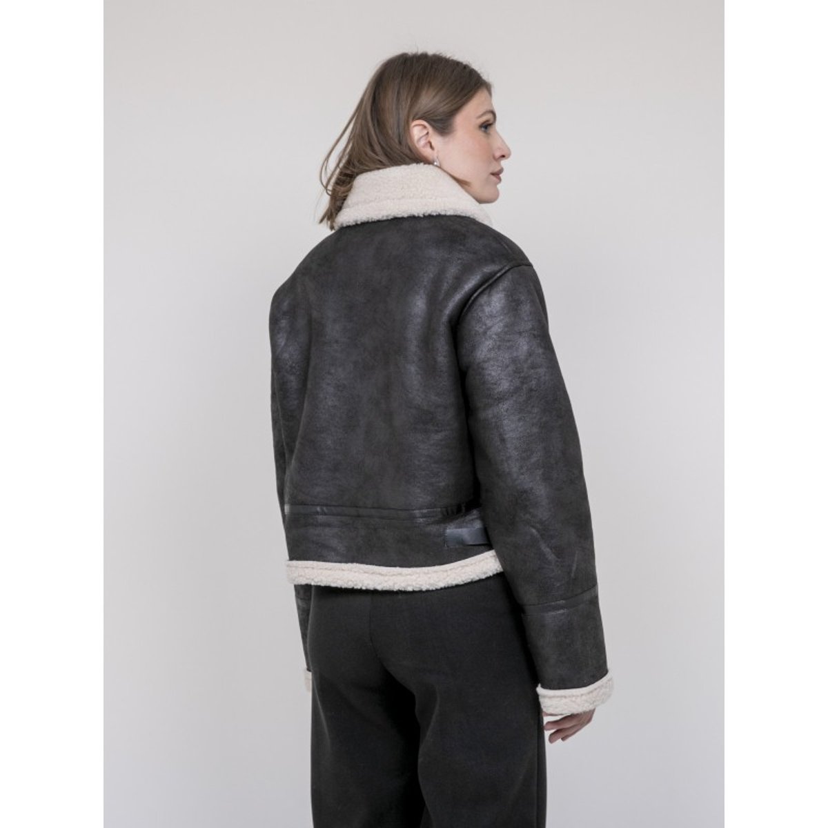 Blouson Aviateur Udane noir, DONA LISA
