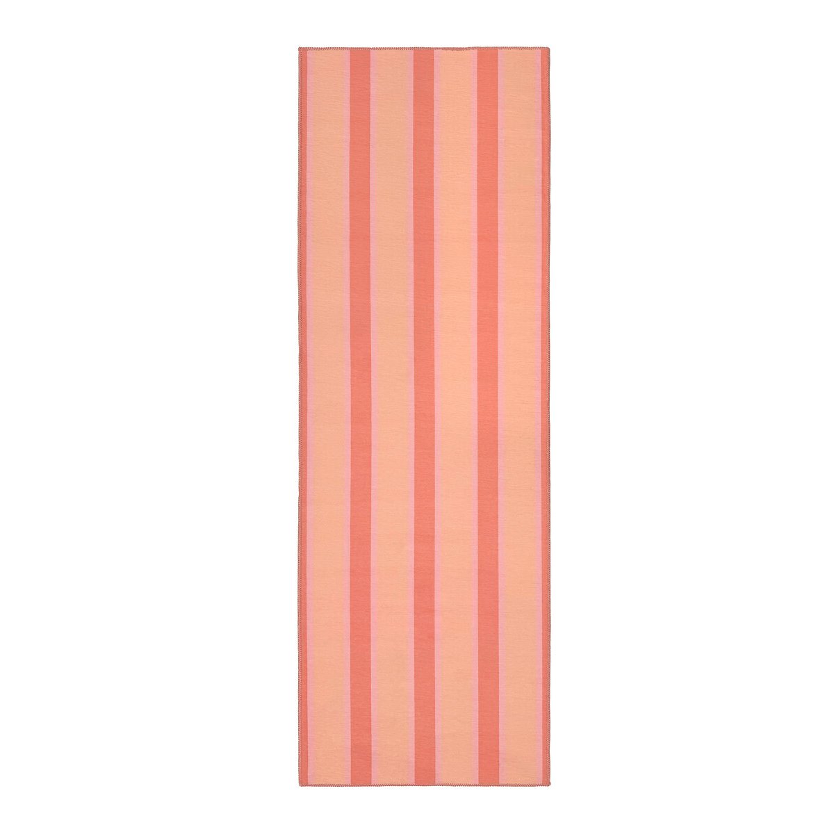 Sorbet Stripe Washable Runner Rug pink, SO'HOME