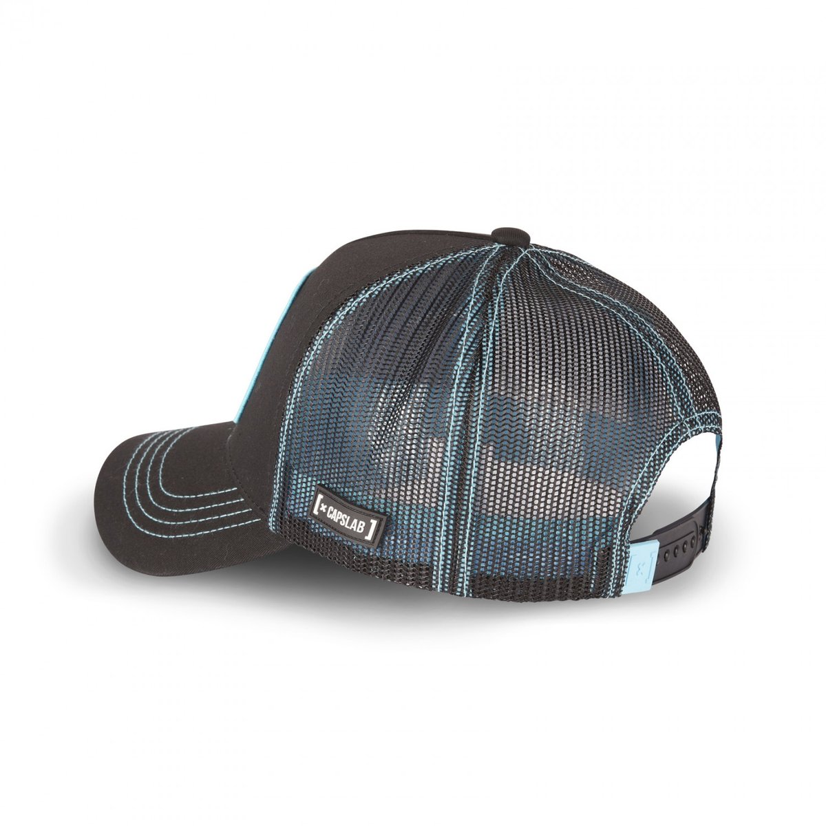 Casquette trucker Dragon Ball Super Vegeta noir/bleu/orange, CAPSLAB