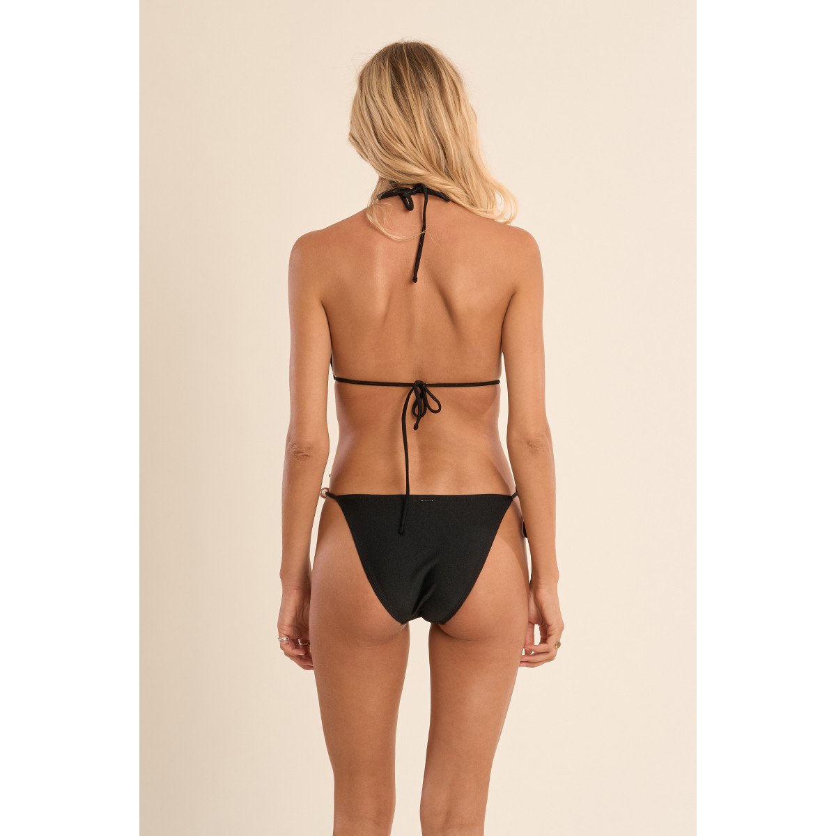 Haut de maillot de bain, détail perles noir, MOLLY BRACKEN