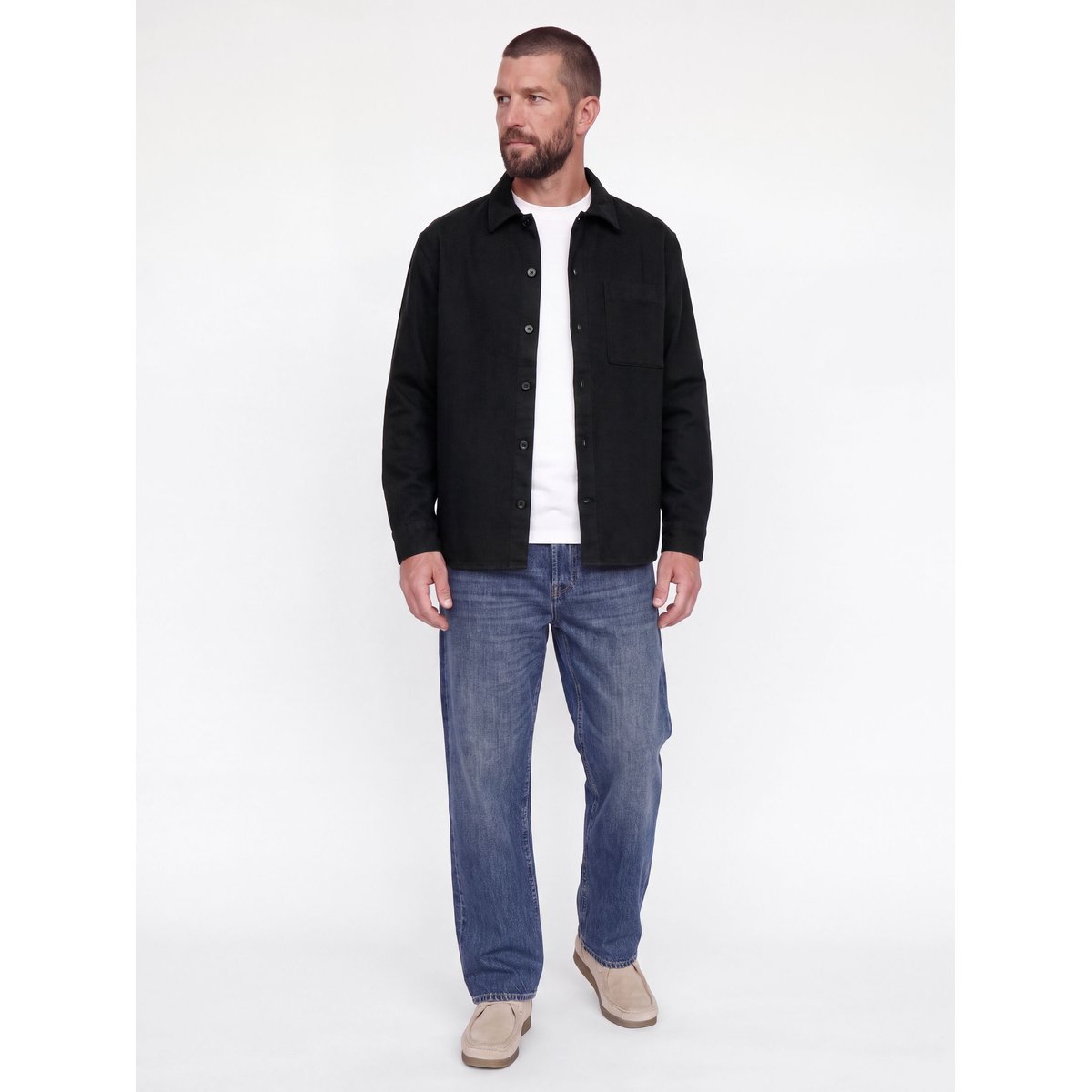 Surchemise black 1, JACK & JONES