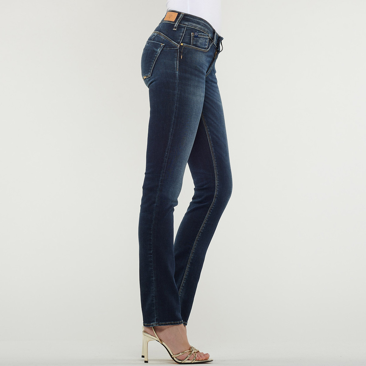 Jean regular, droit blue black, LE TEMPS DES CERISES