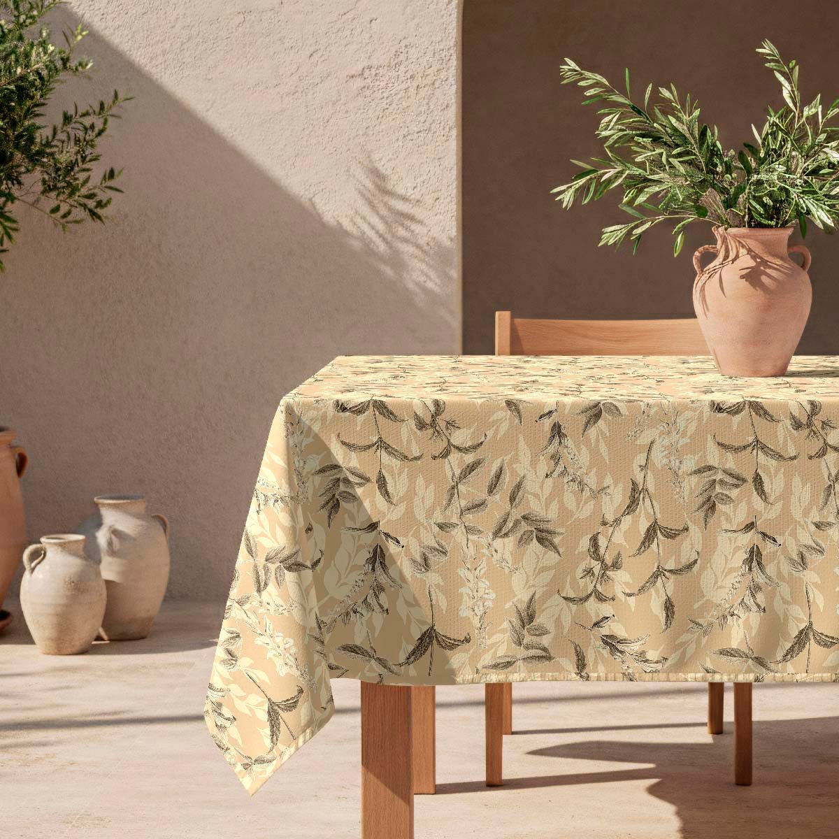 Nappe anti-taches Ikigai N - coton 100% - beige, NAF NAF HOME