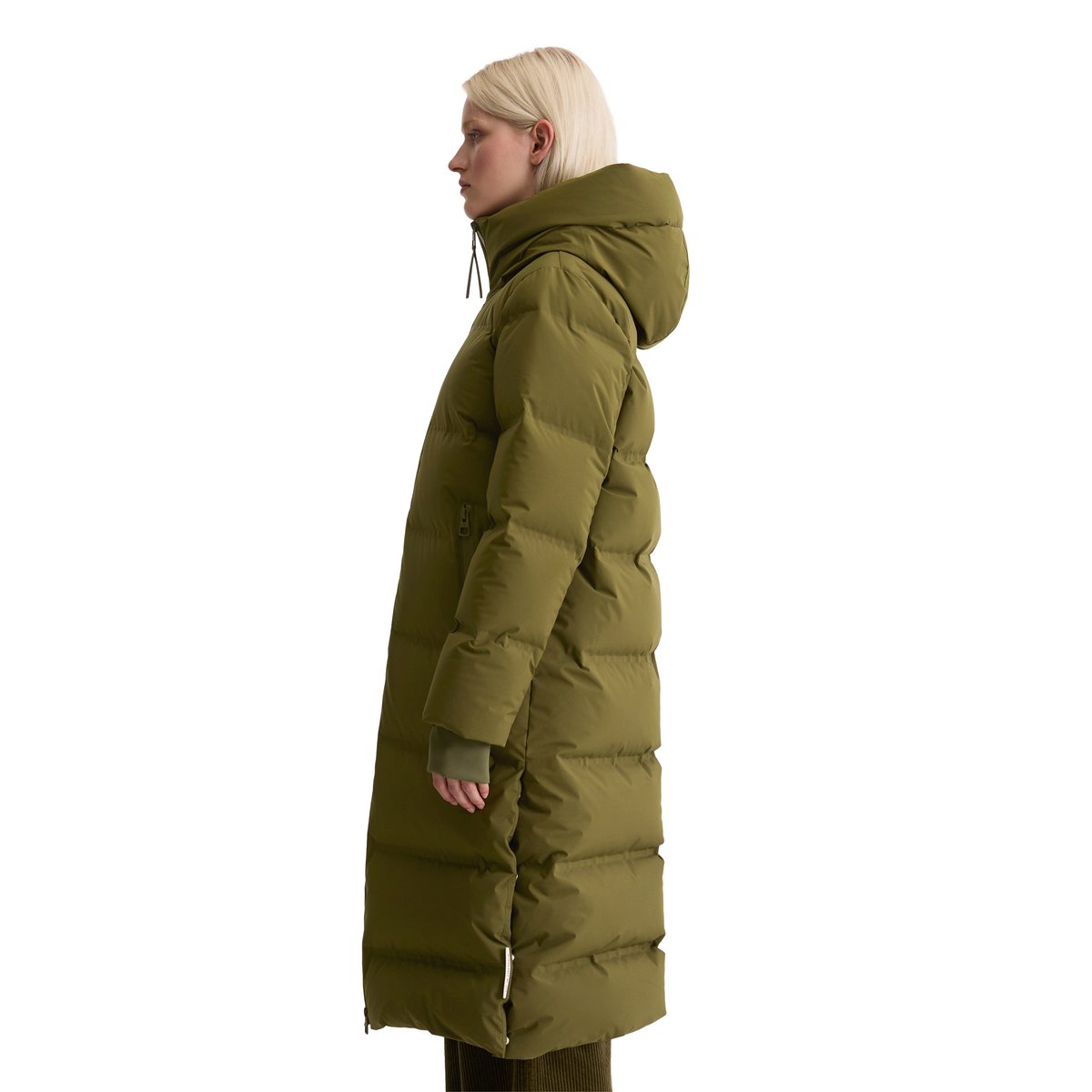 Manteau de duvet MOP x Function en tissu Performance-Fabric 2 couches étanche à l'eau vert foncé, MARC O'POLO