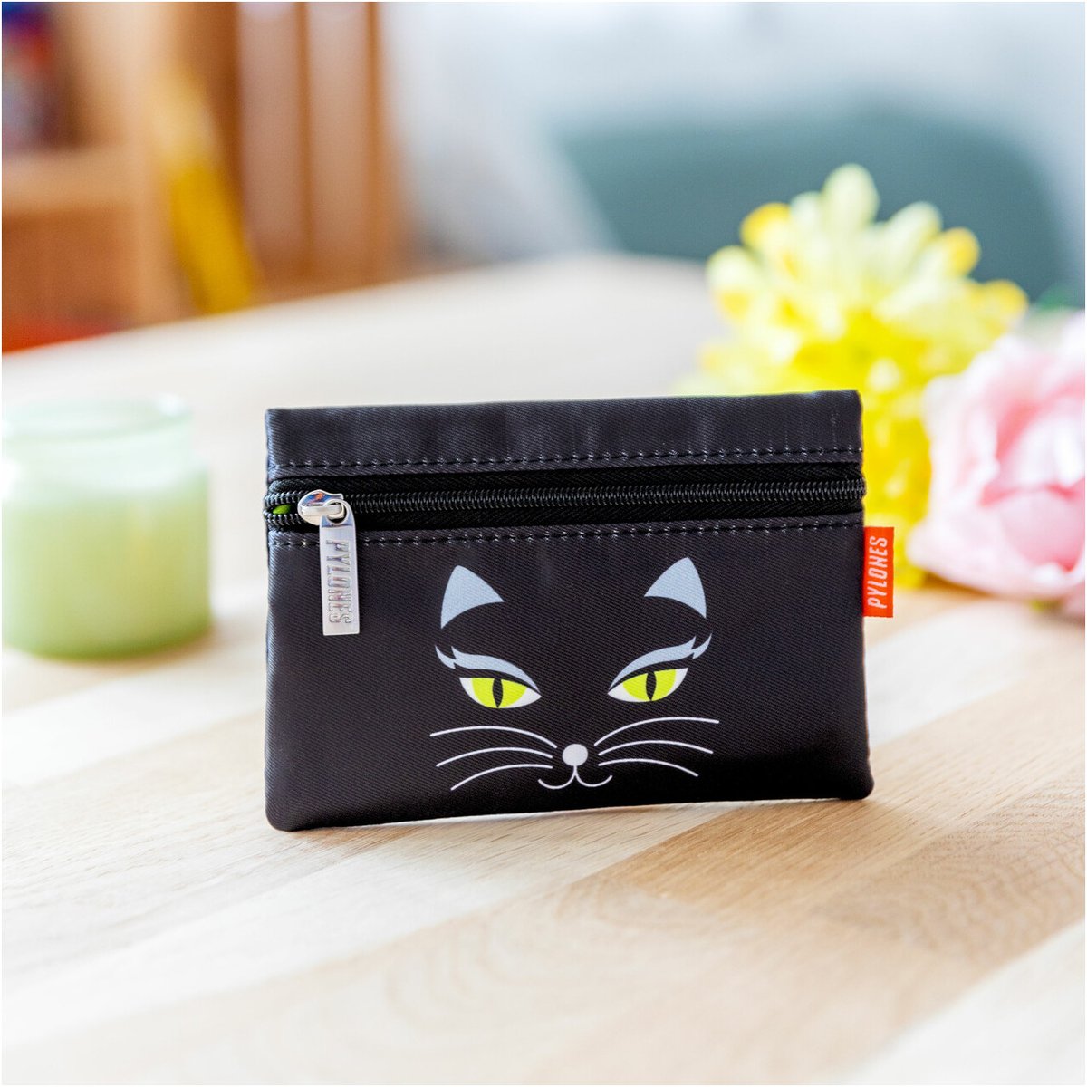 Porte monnaie  Mini Purse black cat, PYLONES