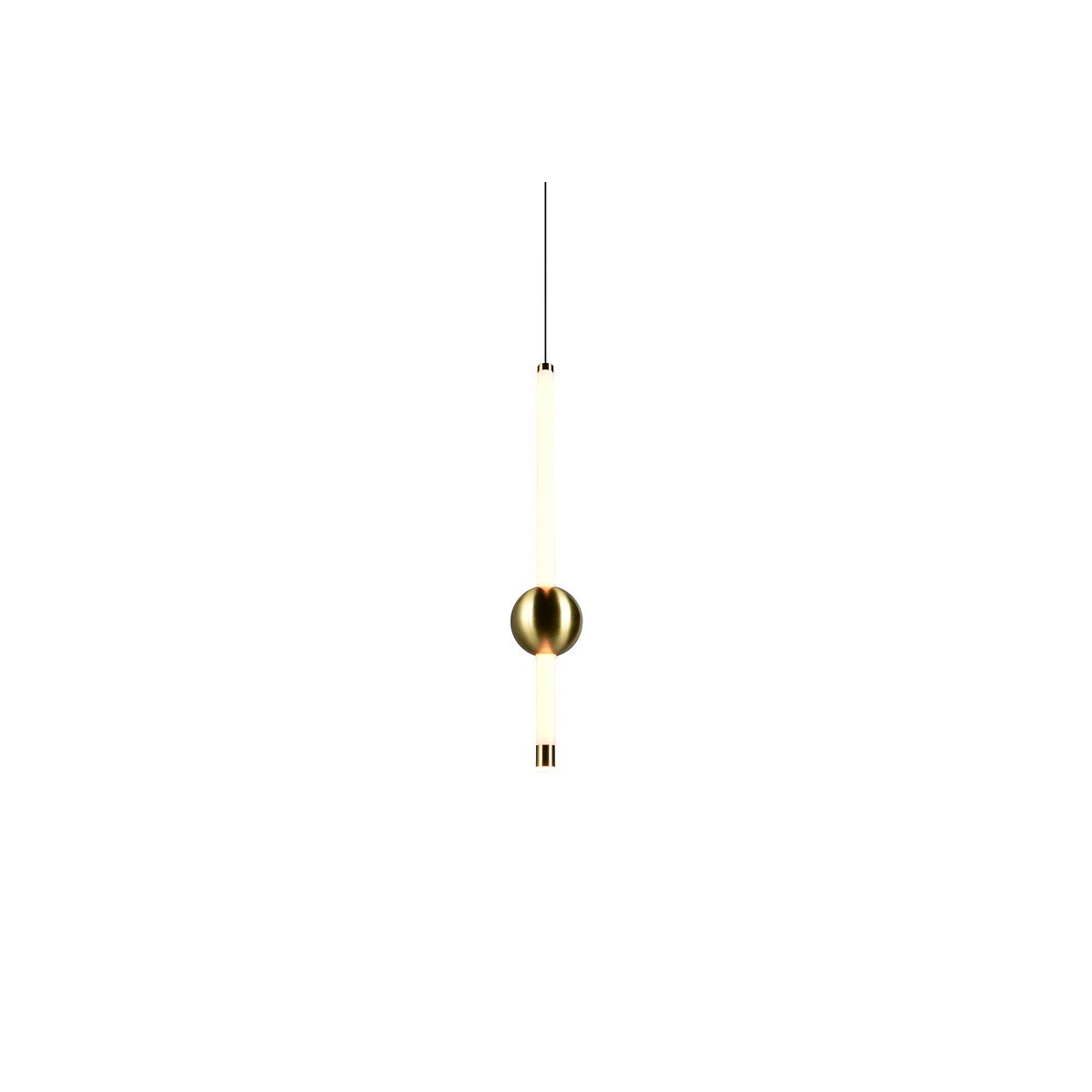 Suspensão Melita, da Trio Lighting dourado, TRIO LIGHTING