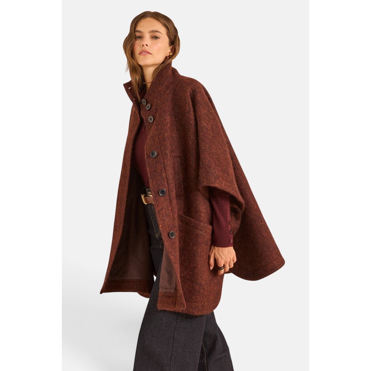 Cape laine CASSY paprika, Maison 123