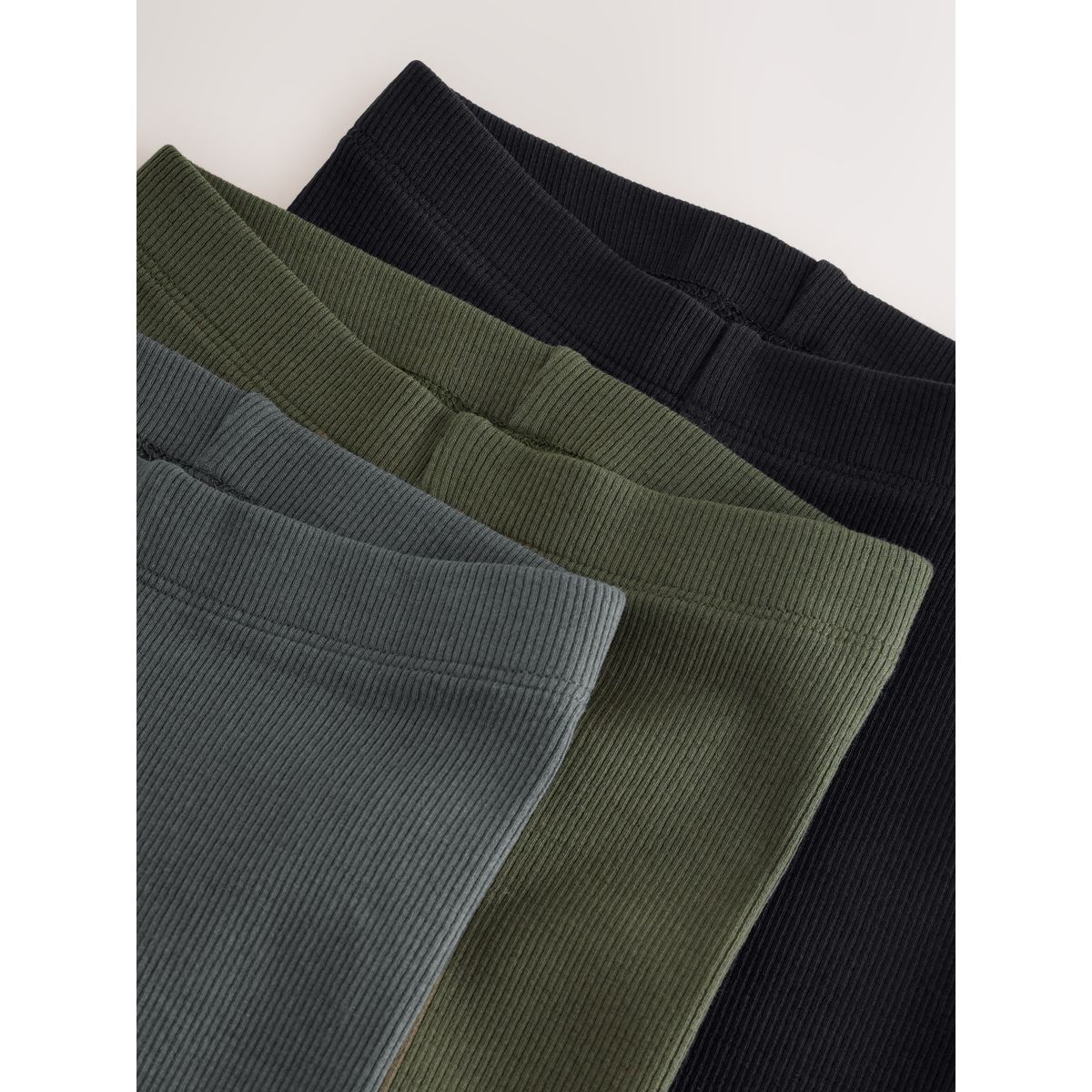 Legging, lot de 3 noir/gris, NEXT