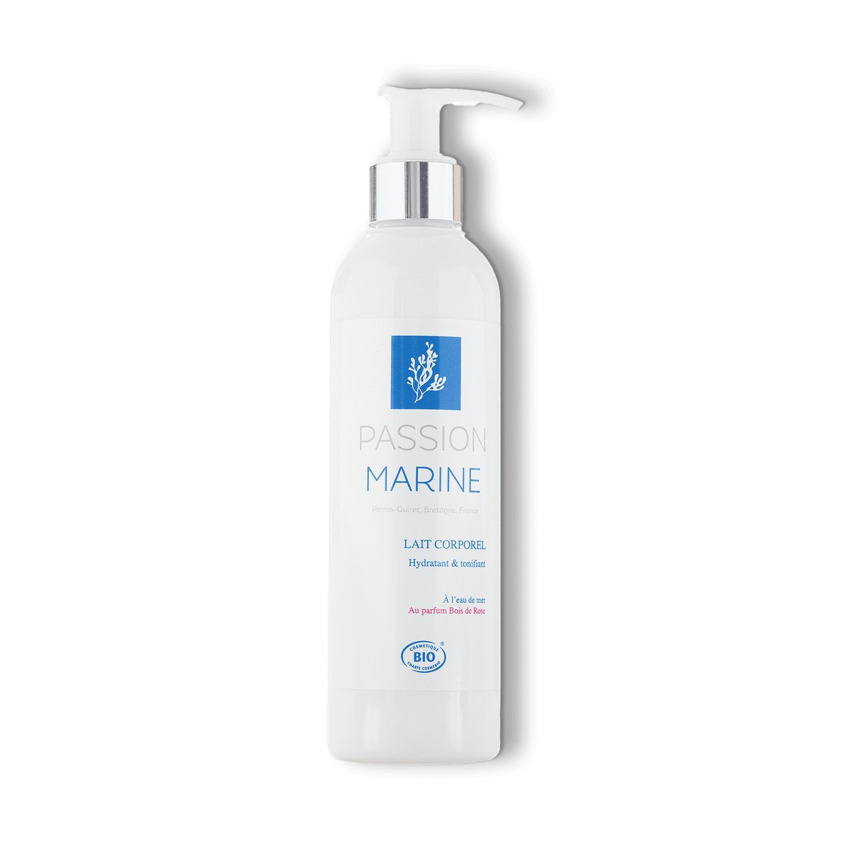 Lait corporel hydratant et apaisant bois de rose couleur unique, PASSION MARINE