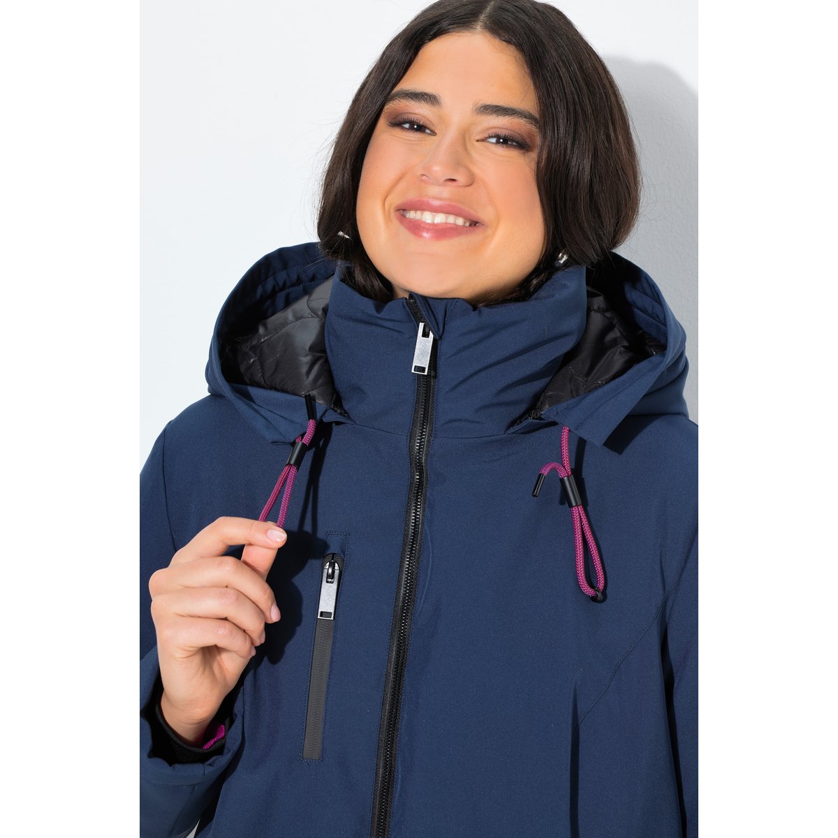Veste technique HYPRAR à capuche marine, ULLA POPKEN