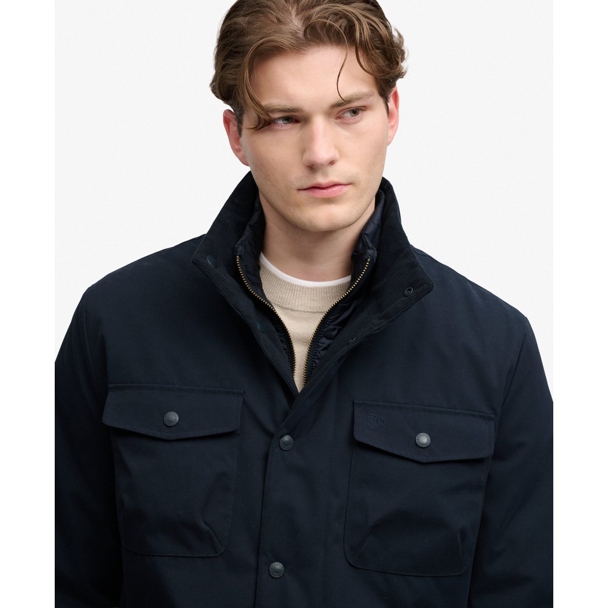 Veste Burford 2-en-1 coupe décontractée bleu marine éclipse, SUPERDRY