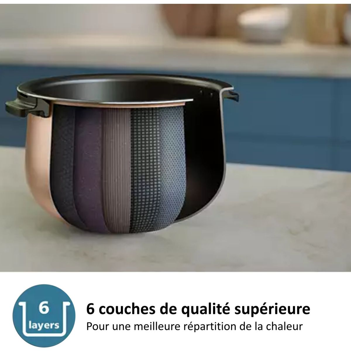 Cuiseur riz HD4814/31 rice cooker noir 1.8L, 800W couleur unique, PHILIPS