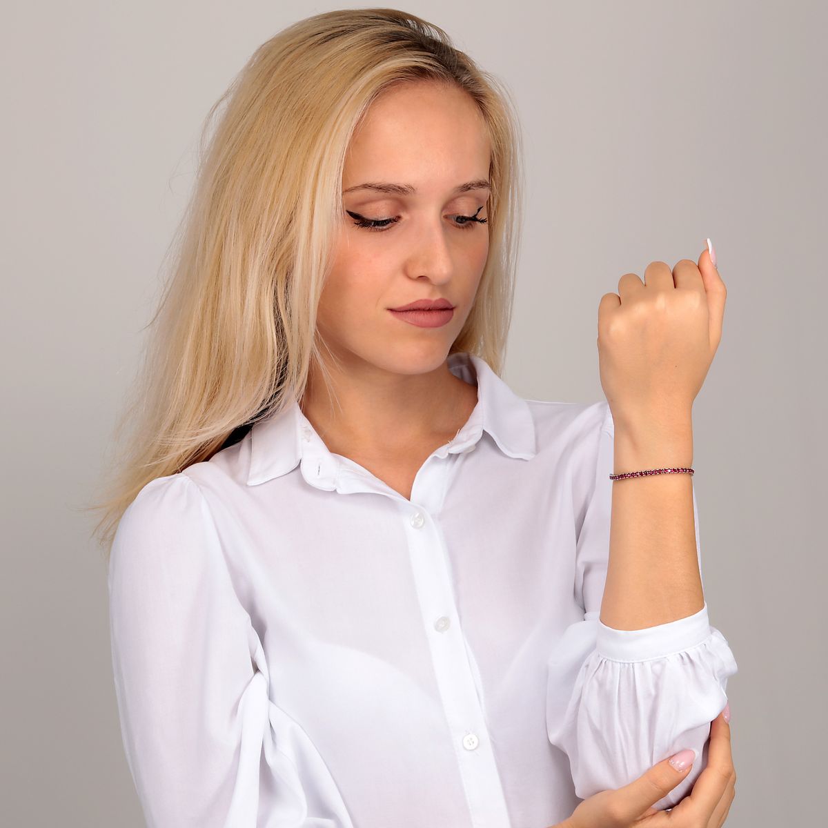 Bracelet en argent 925 TESORI pink, MORELLATO