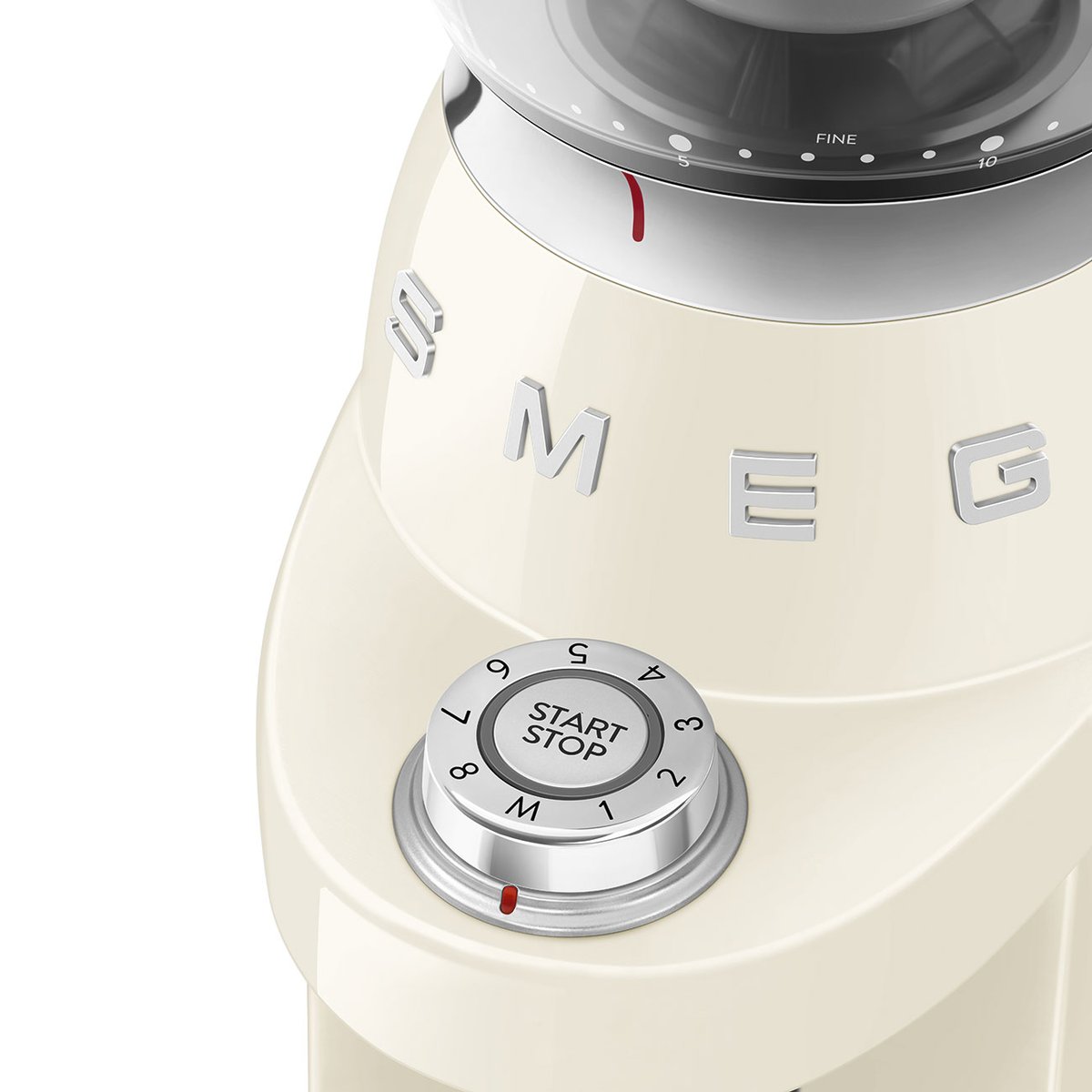 Broyeur à cafe CGF03 crème brillant, SMEG