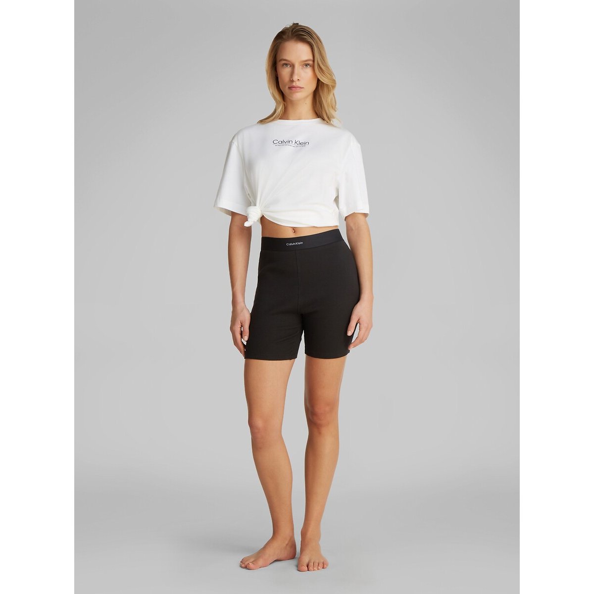 Ribbed Cycling Shorts, Cotton Stretch Rib 90006527, CALVIN KLEIN UNDERWEAR