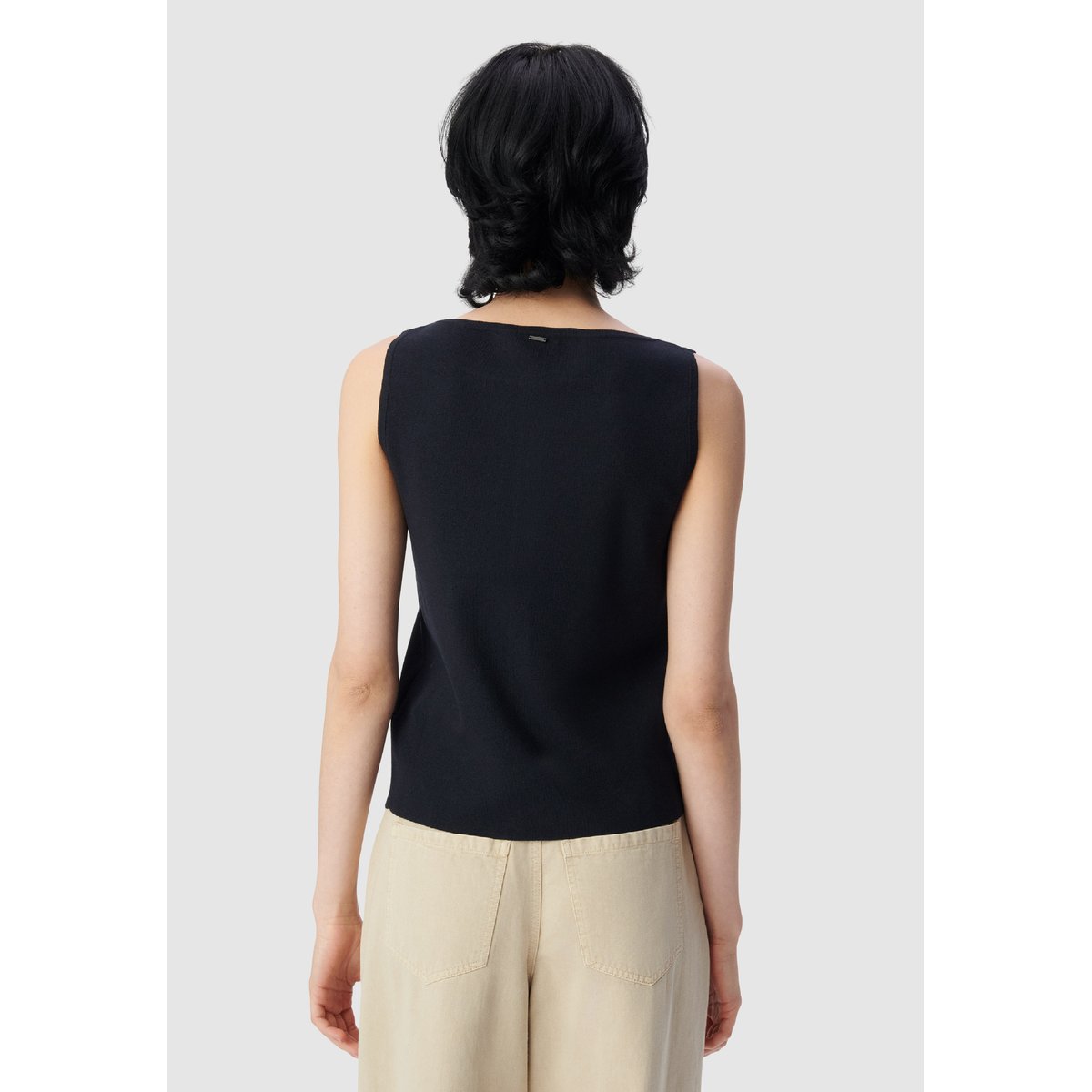 Cardigan sans manches marine foncé, IKKS