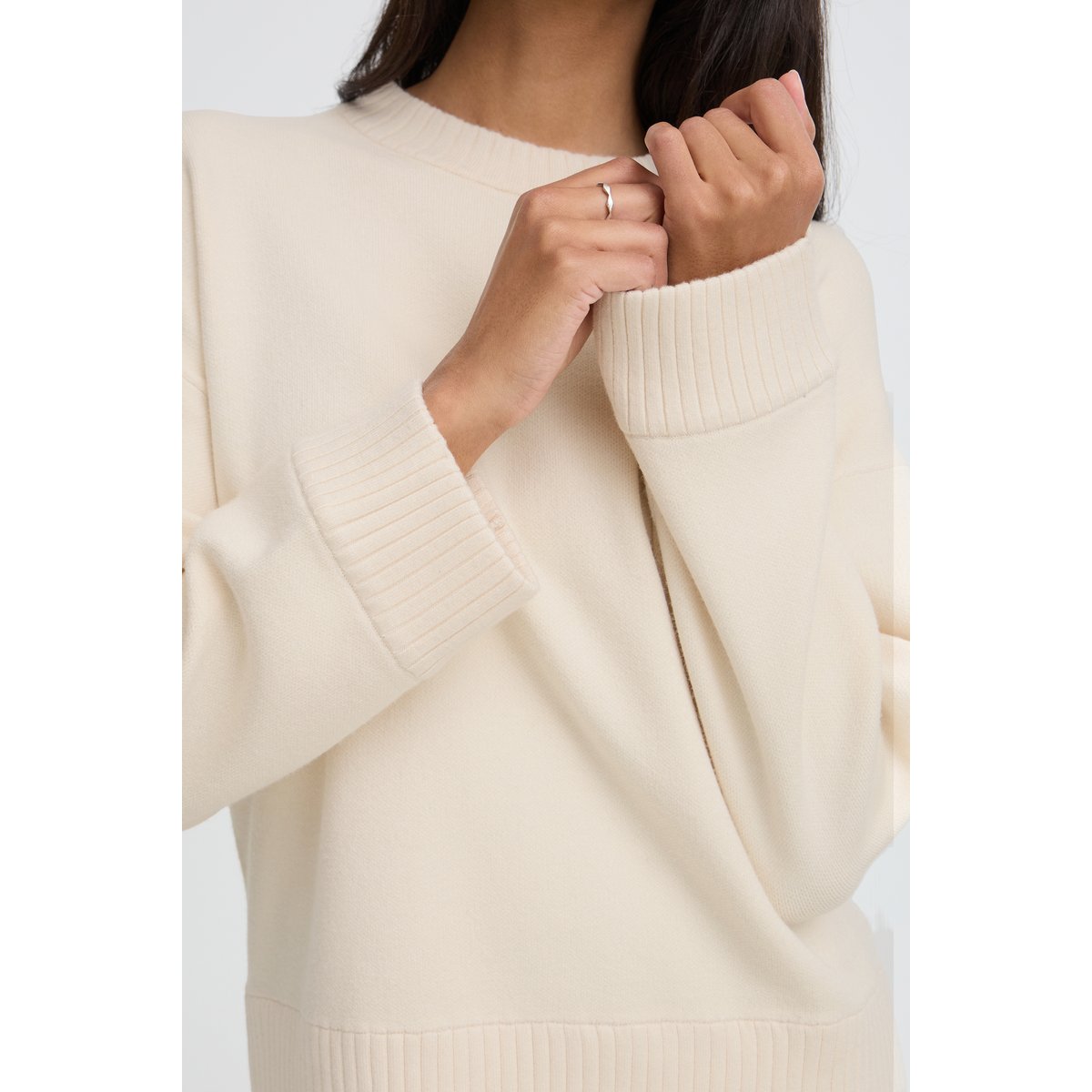 Á manches longues beige birch, B.YOUNG