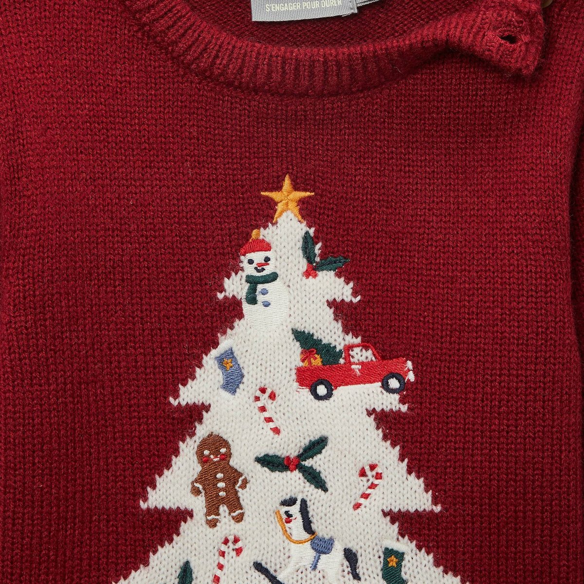 Pull fantaisie bordeaux, BOUT'CHOU