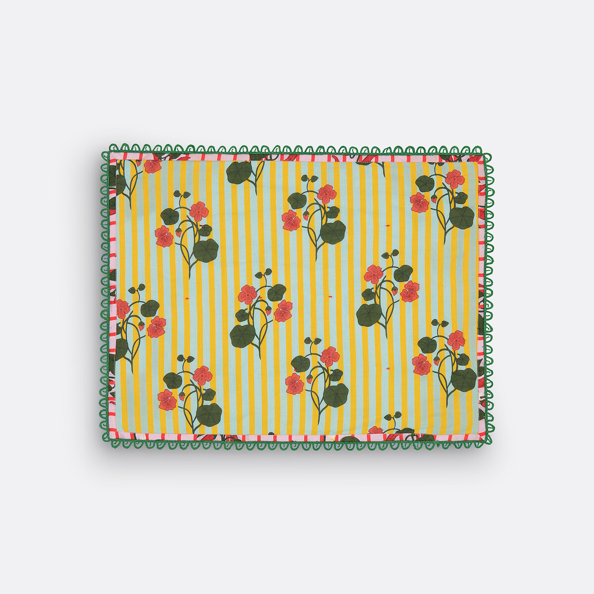 Set of 2 Chili Cotton Voile Placemats printed, LA REDOUTE INTERIEURS