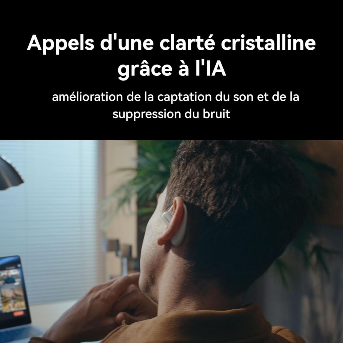 Ecouteurs FreeArc Noir noir, HUAWEI