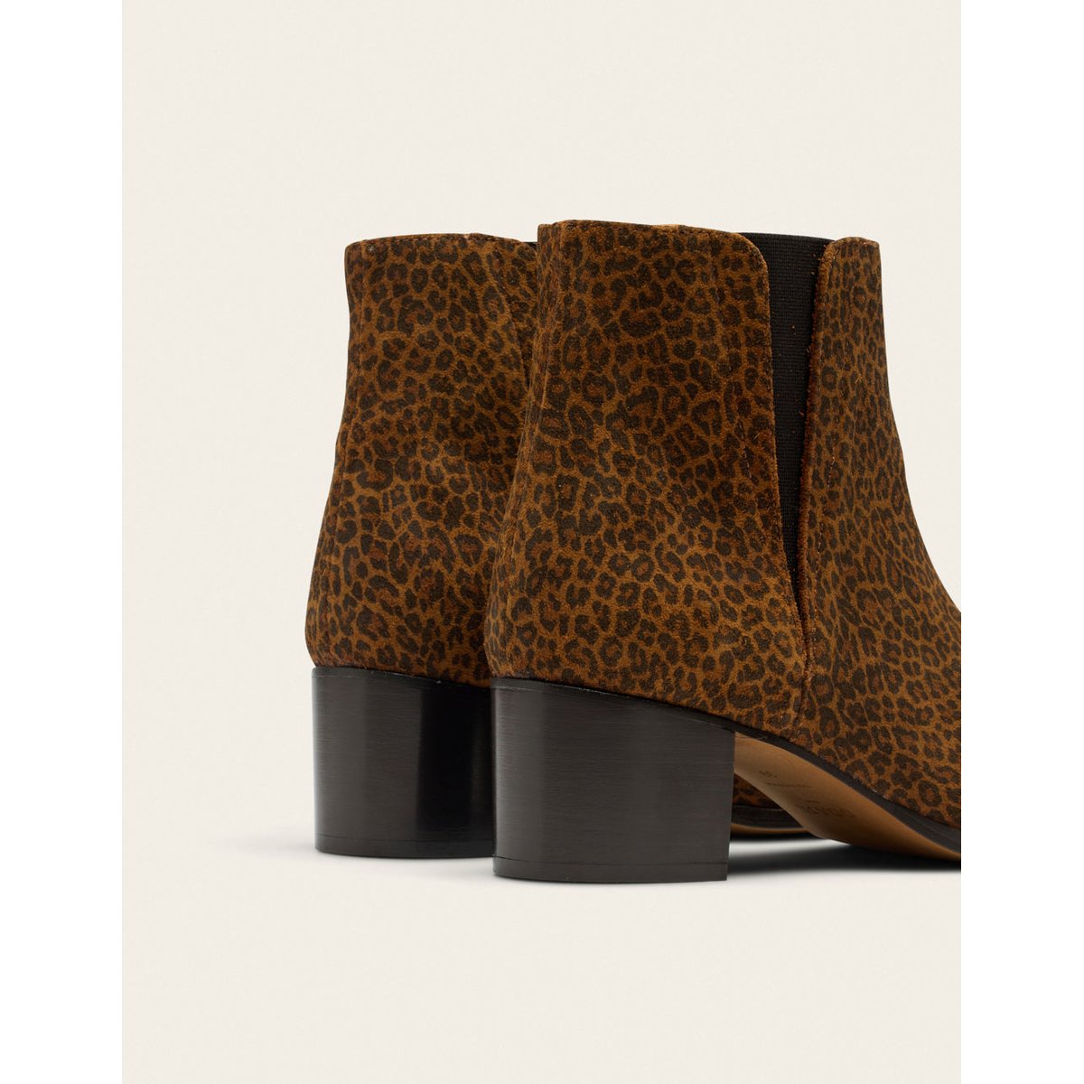 Bottines à talons Jeanne M suède léo, ODAJE