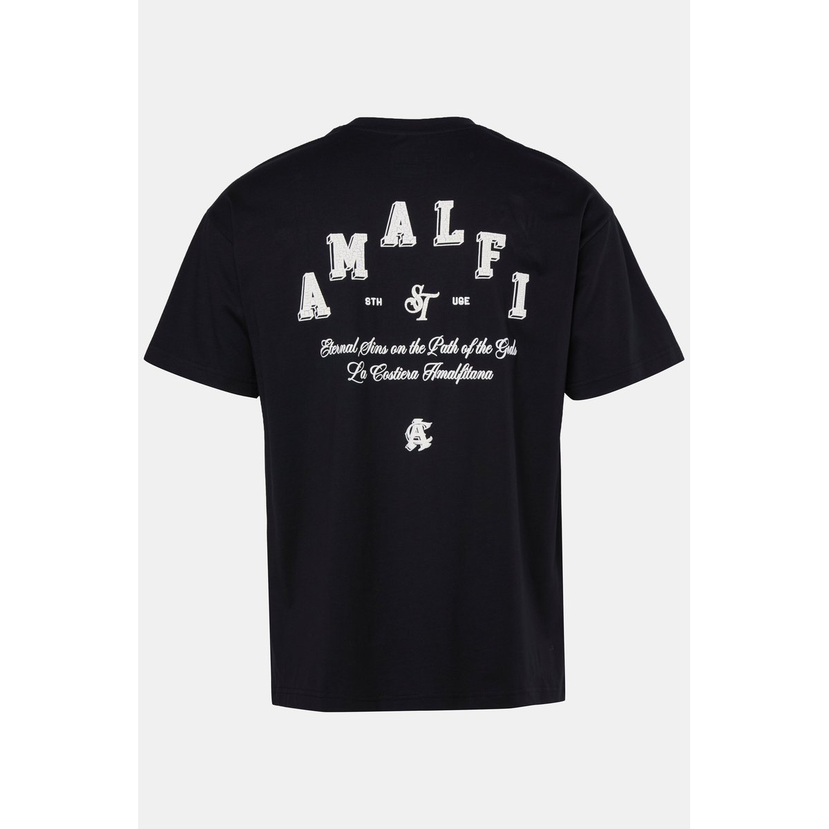 T-shirt oversize noir, STHUGE