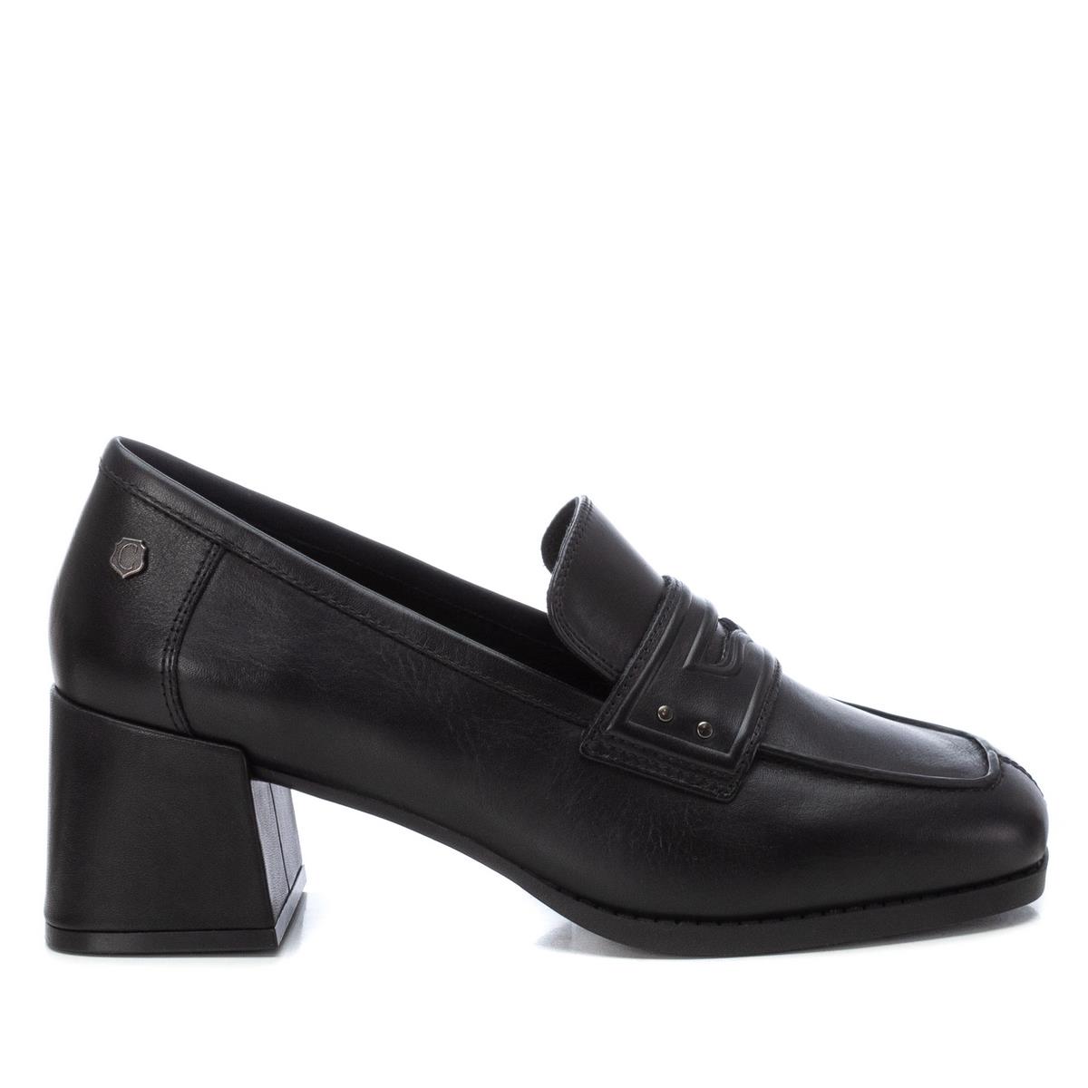 Chaussure Mocassin Talon Décontractée noir, CARMELA