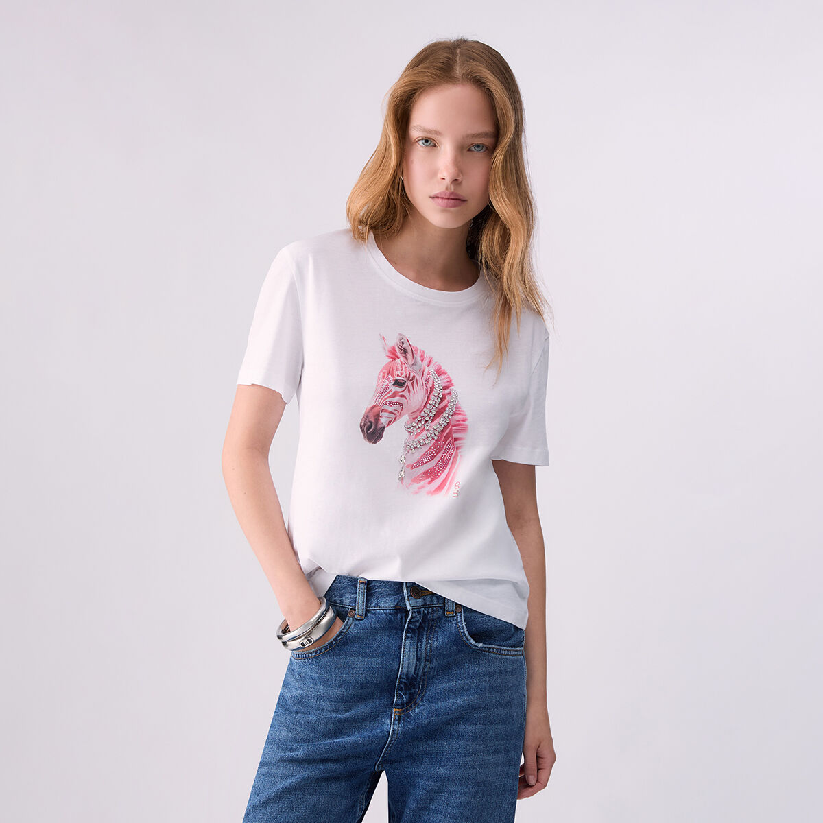 T-shirt imprimé zèbre, LIU JO