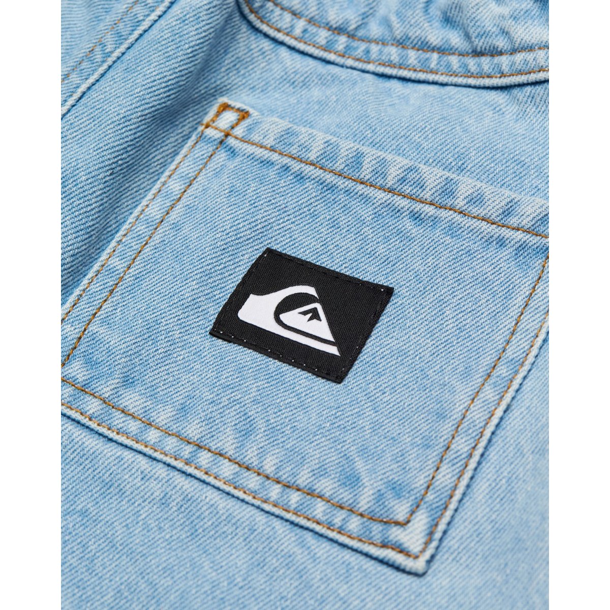 Jean straight DOWN HILL DENIM bleu indigo light, QUIKSILVER