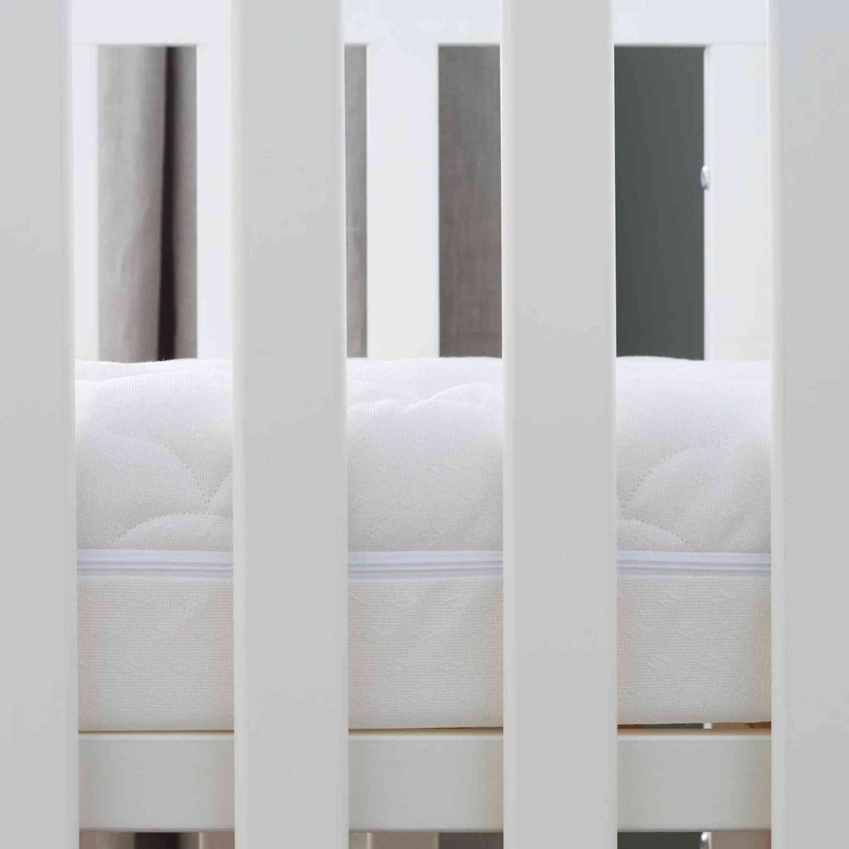 Matelas ferme et déhoussable BAMBOO blanc, P'TIT LIT