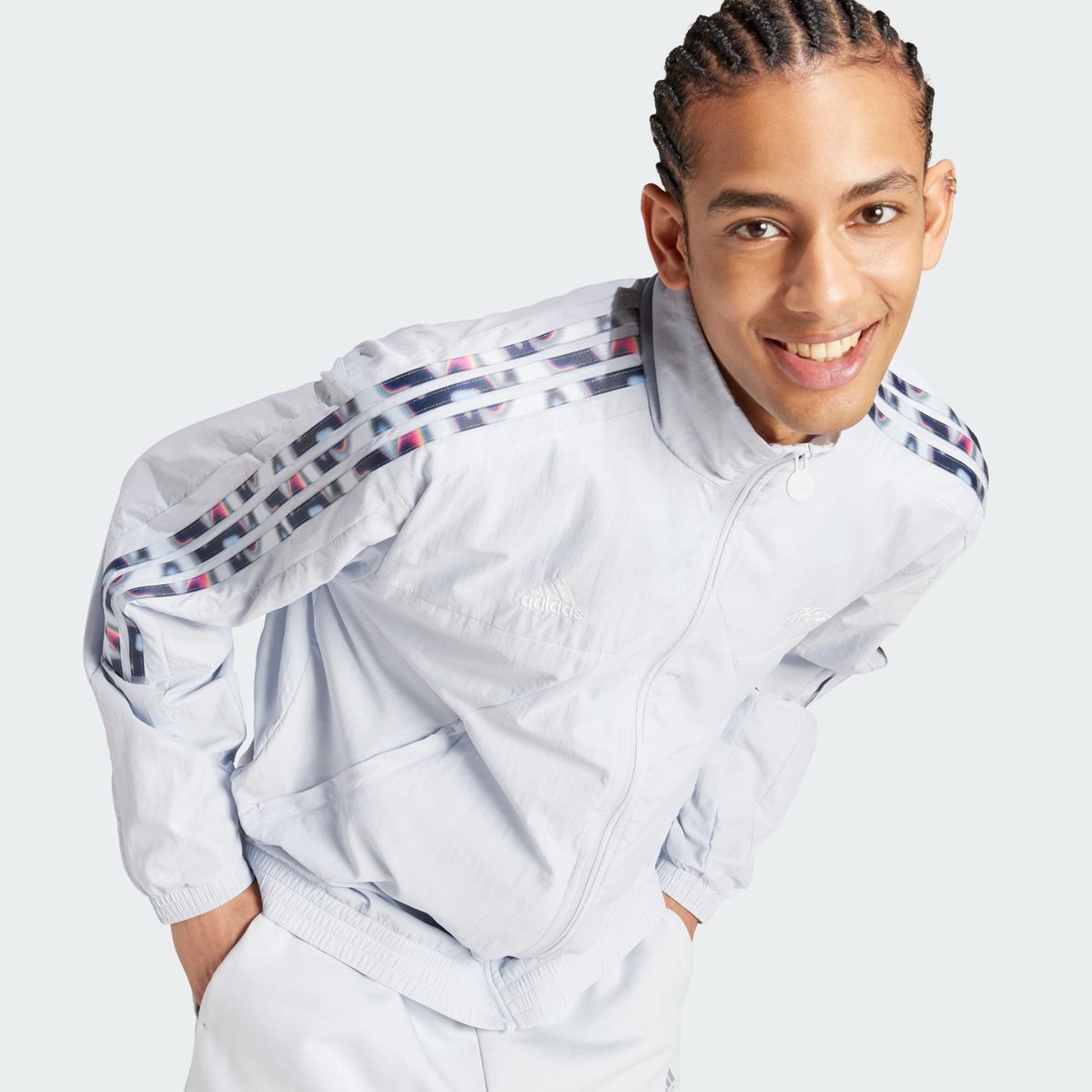 Veste de survêtement Pride Tiro halo blue, ADIDAS SPORTSWEAR