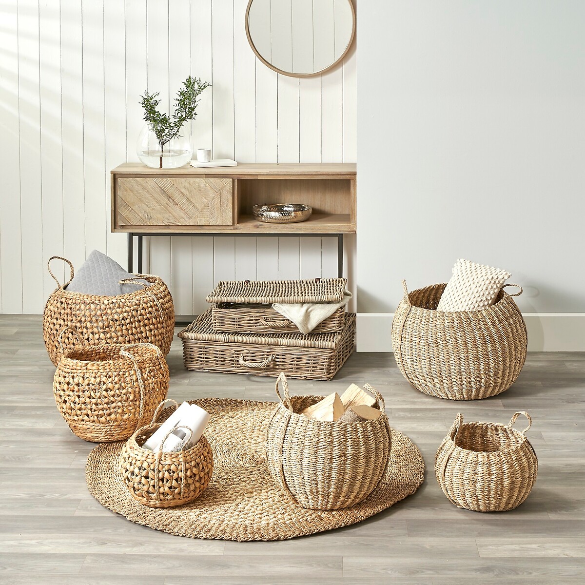 Marea Sand Wash Console Table acacia, ÉDITÉ
