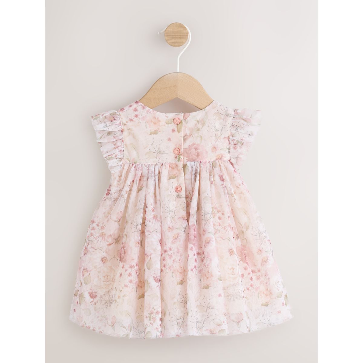 Robe en tulle bébé rose motif fleurs, NEXT