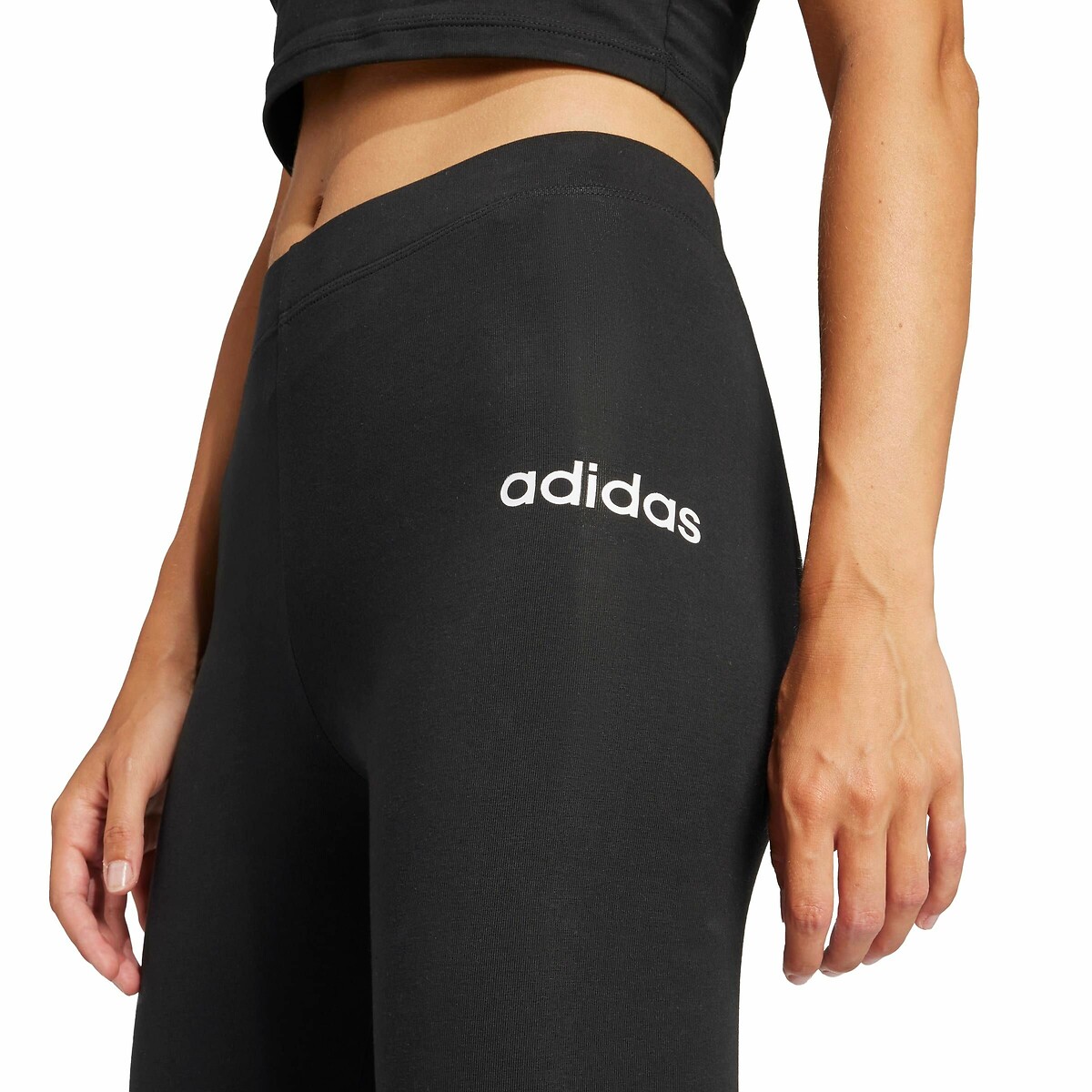 Essentials Linear legging zwart, ADIDAS SPORTSWEAR