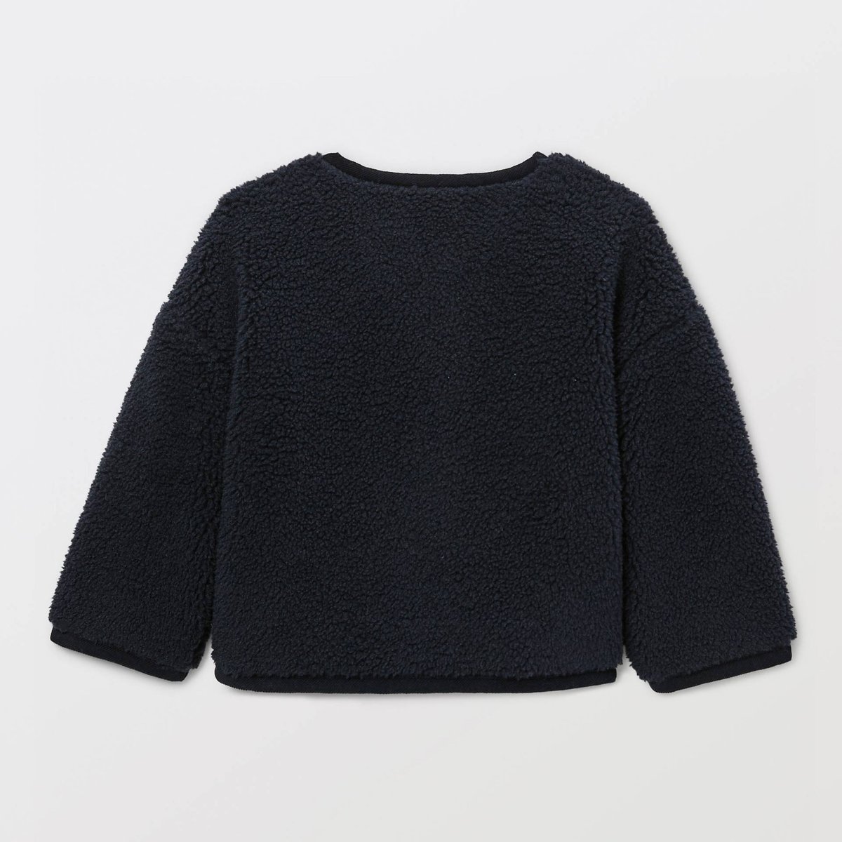 Veste unie en sherpa marine, BOUT'CHOU