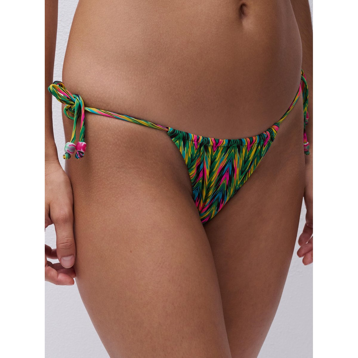 Bas de maillot de bain bikini EASY POP green rythm, CHANTELLE PULP