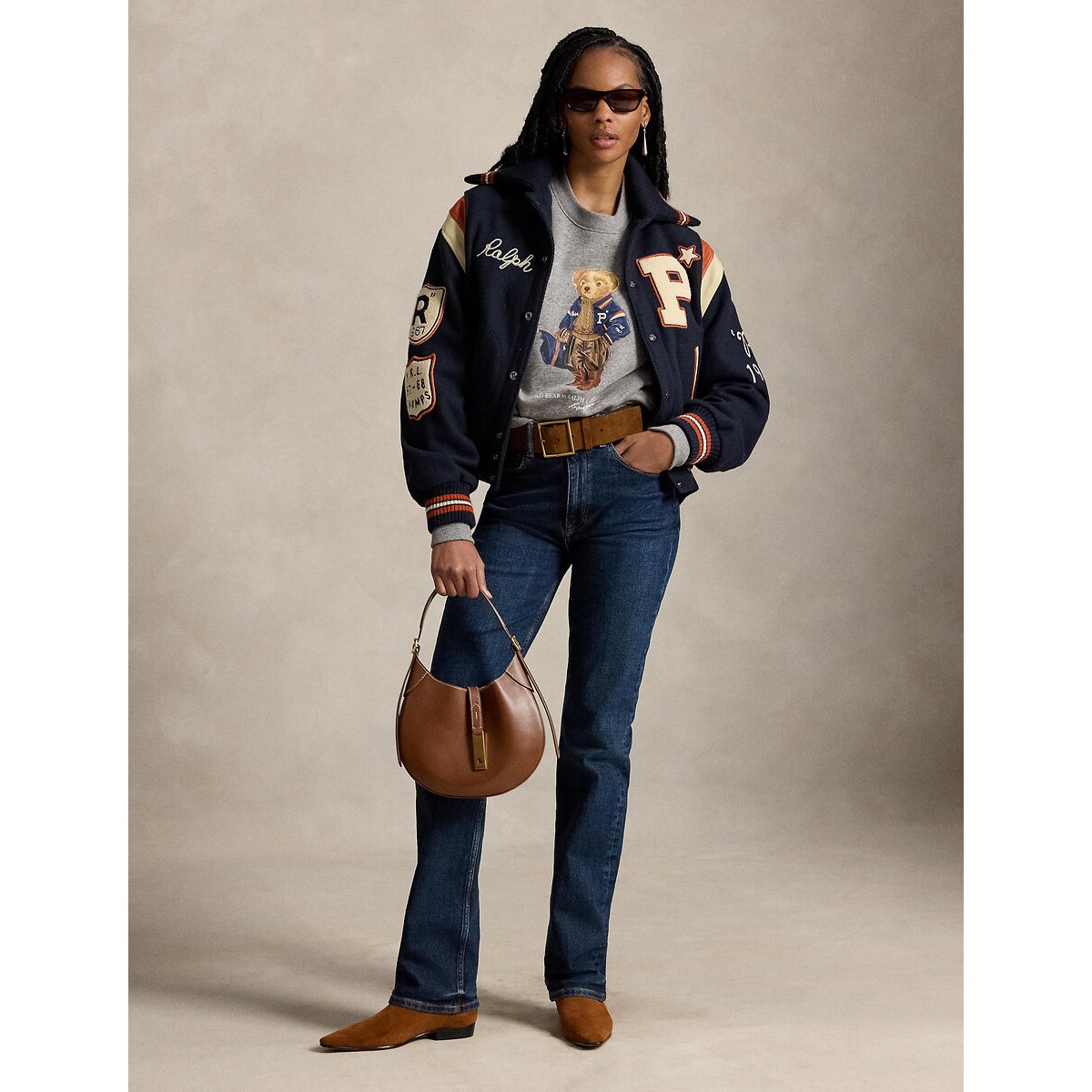 Sweat col rond, POLO BEAR gris, POLO RALPH LAUREN